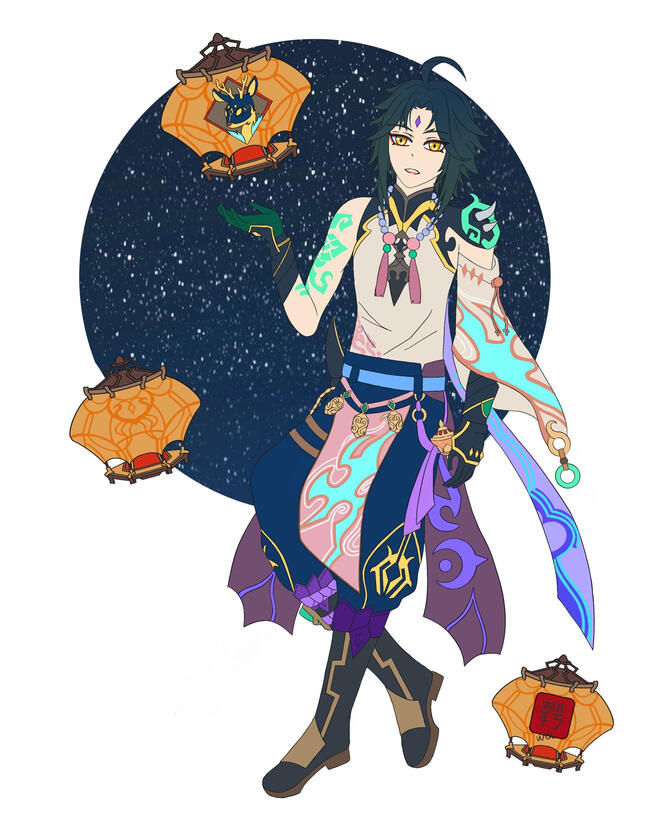 GI - Xiao Lantern (WIP)